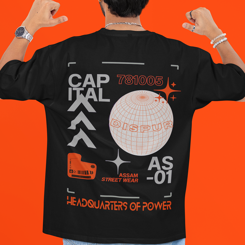DISPUR (Unisex OVERSIZED TShirt 250GSM TOP QUALITY Cotton)