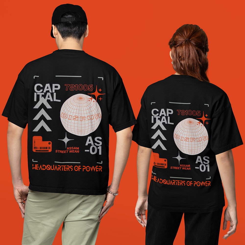DISPUR (Unisex OVERSIZED TShirt 250GSM TOP QUALITY Cotton)