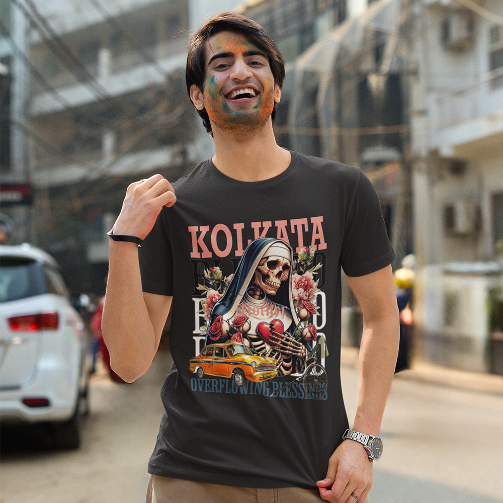 KOLKATA (Unisex TShirt 180GSM Biowash Cotton)