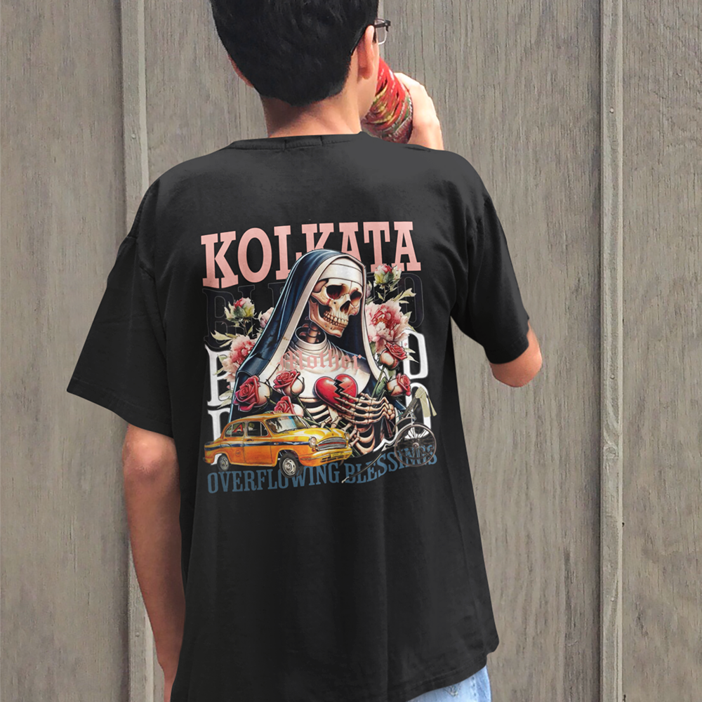 KOLKATA (Unisex OVERSIZED TShirt 240GSM Cotton)