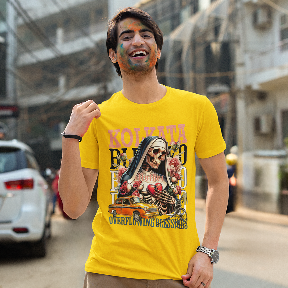 KOLKATA (Unisex TShirt 180GSM Biowash Cotton)