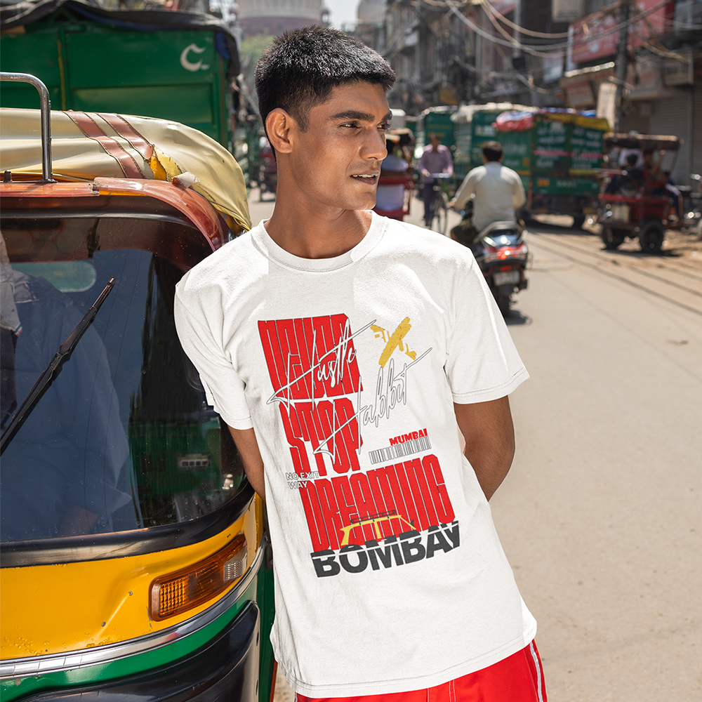 MUMBAI (Unisex TShirt 180GSM Biowash Cotton)