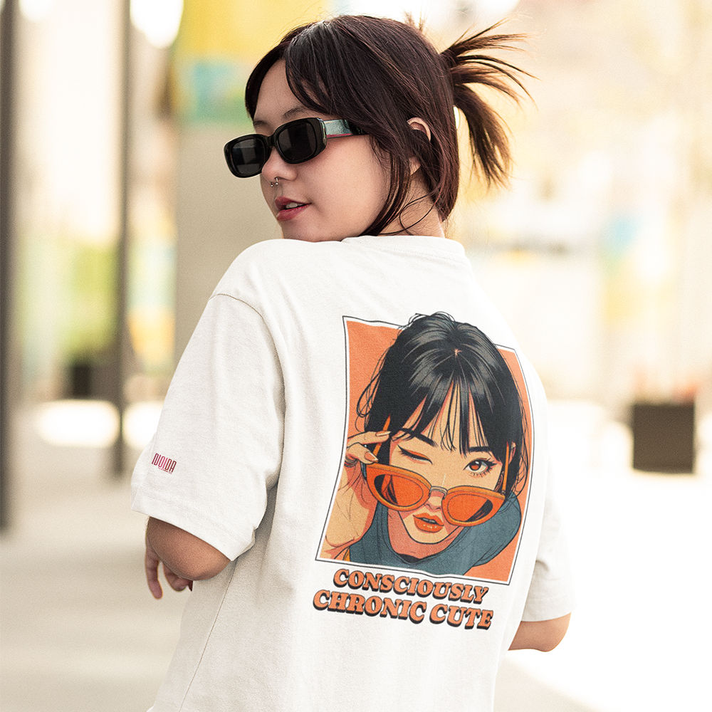 CHRONIC CUTE Oversized T-Shirt 240GSM Biowash