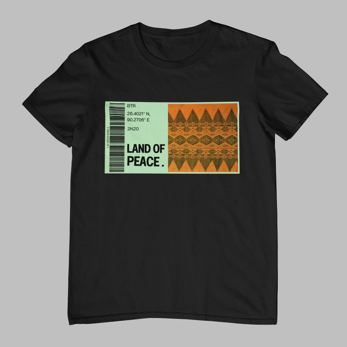 KOKRAJHAR (Unisex TShirt 180GSM Biowash Premium Cotton)