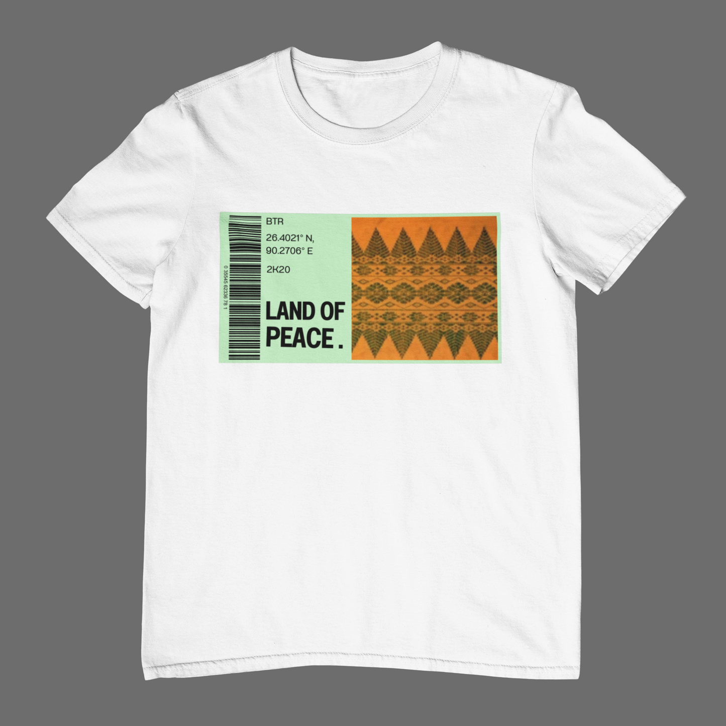 KOKRAJHAR (Unisex TShirt 180GSM Biowash Premium Cotton)