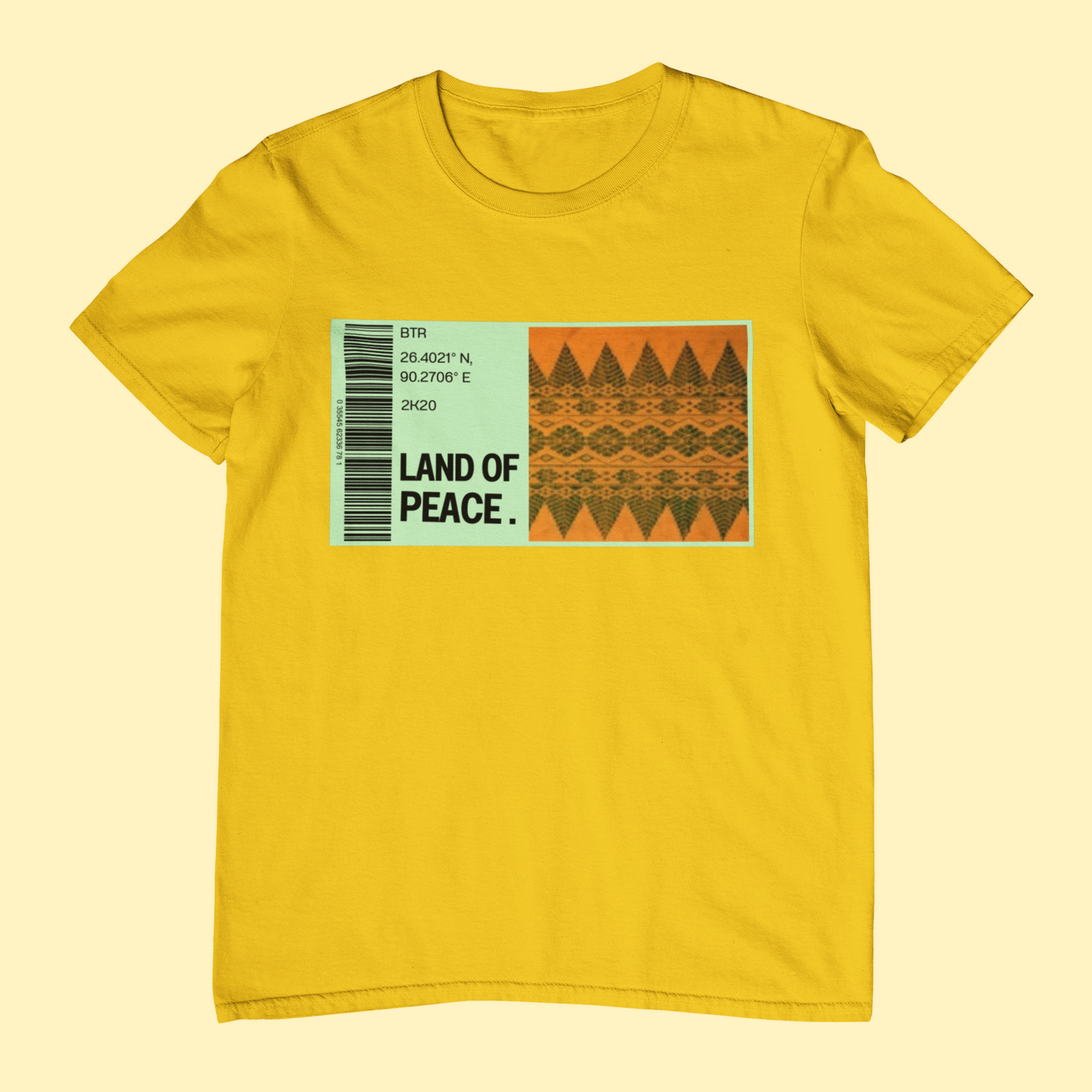 KOKRAJHAR (Unisex TShirt 180GSM Biowash Premium Cotton)