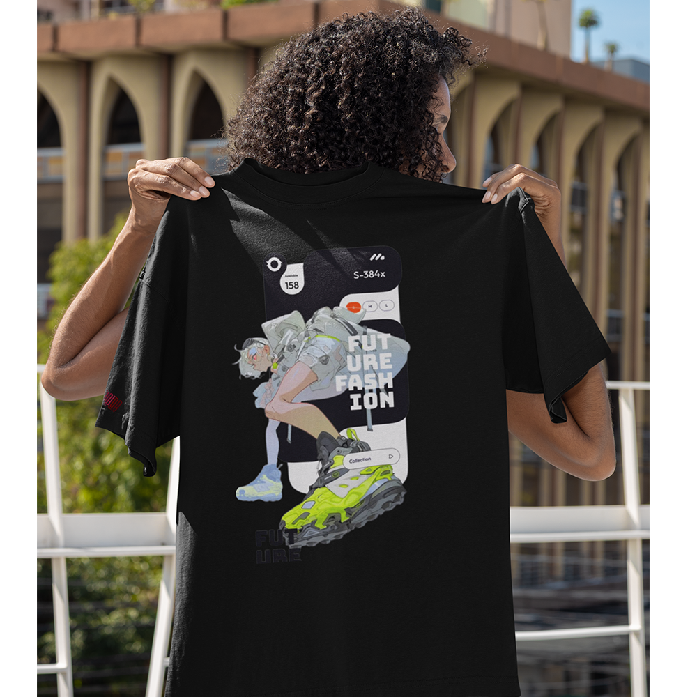 FUTURE FASHION Oversized T-Shirt 240GSM Biowash
