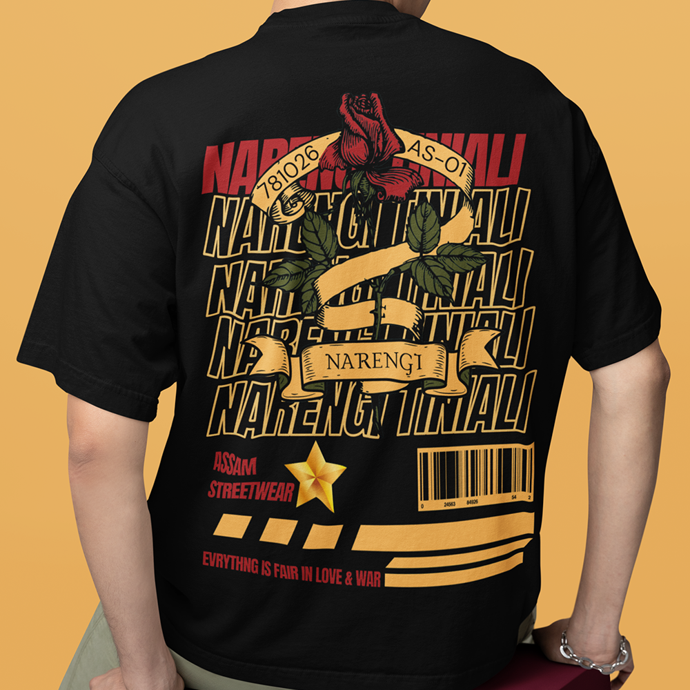 NARENGI (Unisex OVERSIZED TShirt 250GSM TOP QUALITY Cotton)