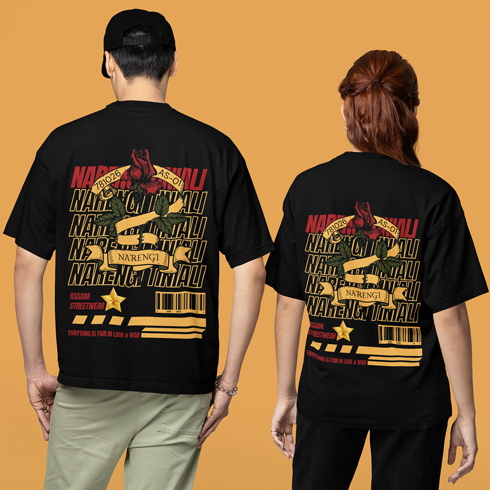 NARENGI (Unisex OVERSIZED TShirt 250GSM TOP QUALITY Cotton)