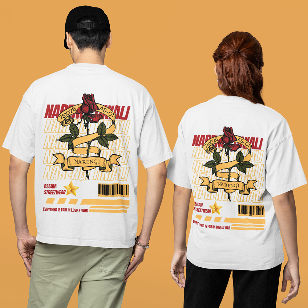 NARENGI (Unisex OVERSIZED TShirt 250GSM TOP QUALITY Cotton)