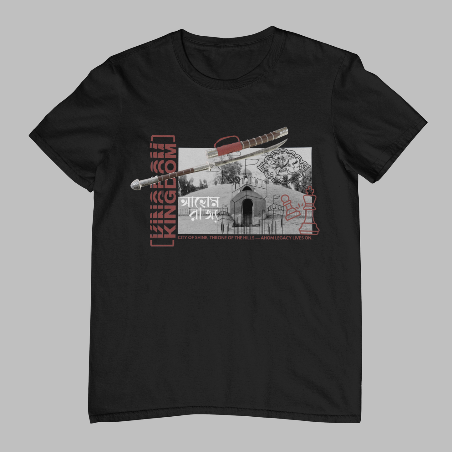 CHARAIDEO (Unisex TShirt 180GSM Biowash Premium Cotton)