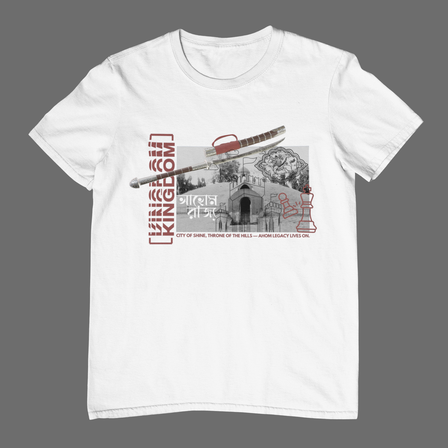 CHARAIDEO (Unisex TShirt 180GSM Biowash Premium Cotton)