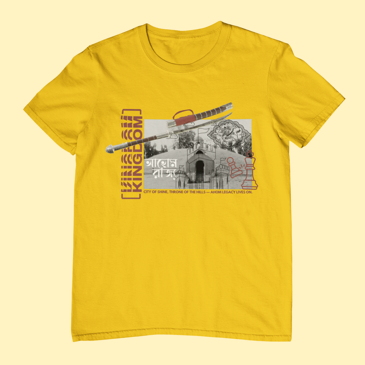 CHARAIDEO (Unisex TShirt 180GSM Biowash Premium Cotton)