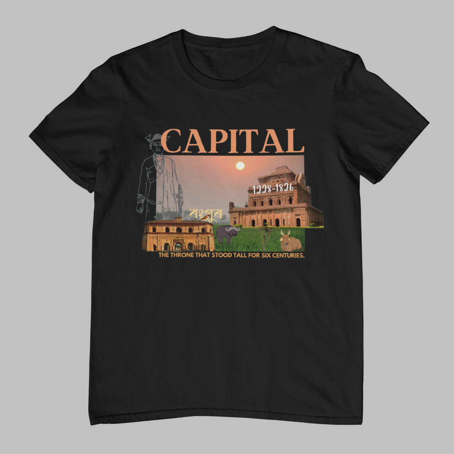 SIBSAGAR (Unisex TShirt 180GSM Biowash Premium Cotton)