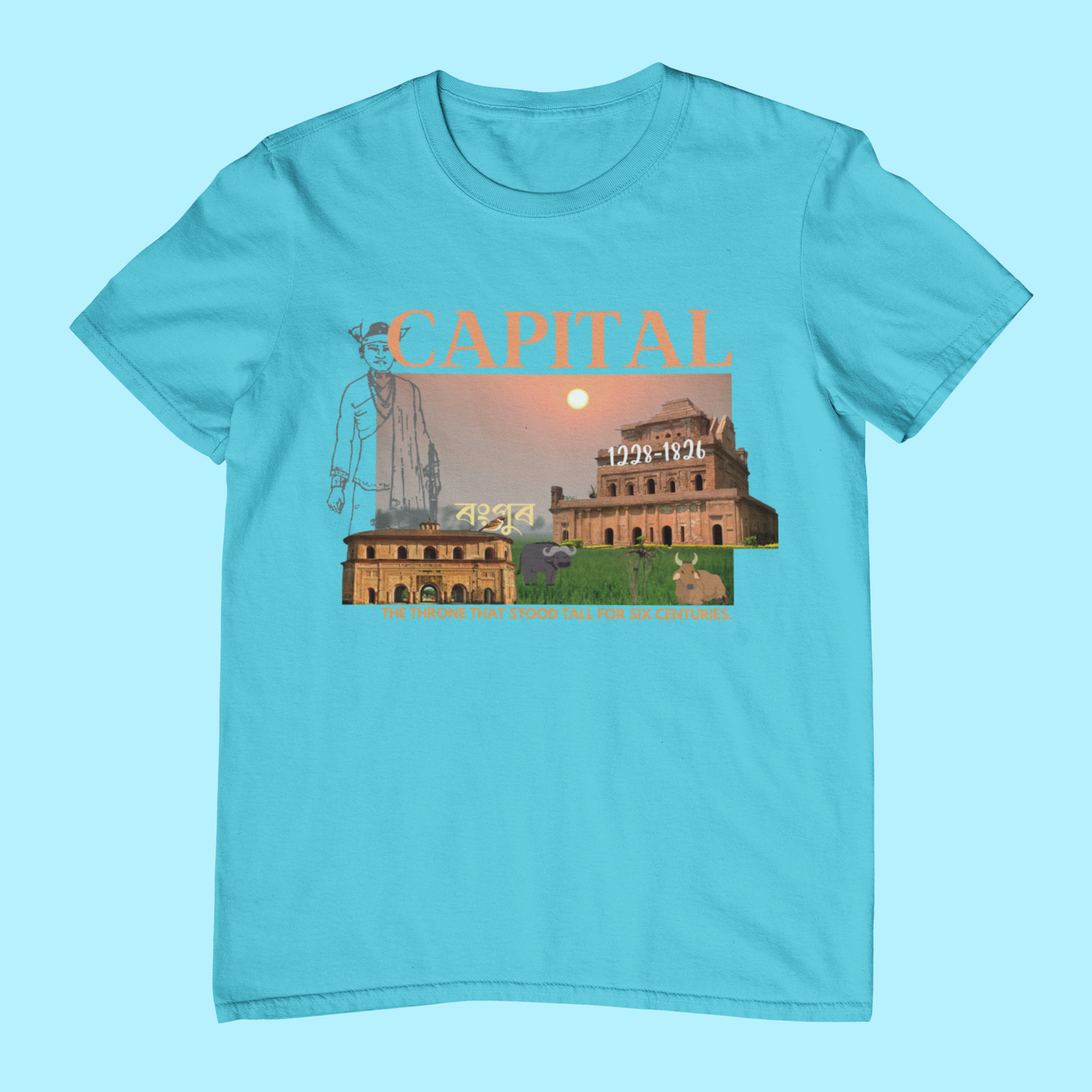 SIBSAGAR (Unisex TShirt 180GSM Biowash Premium Cotton)