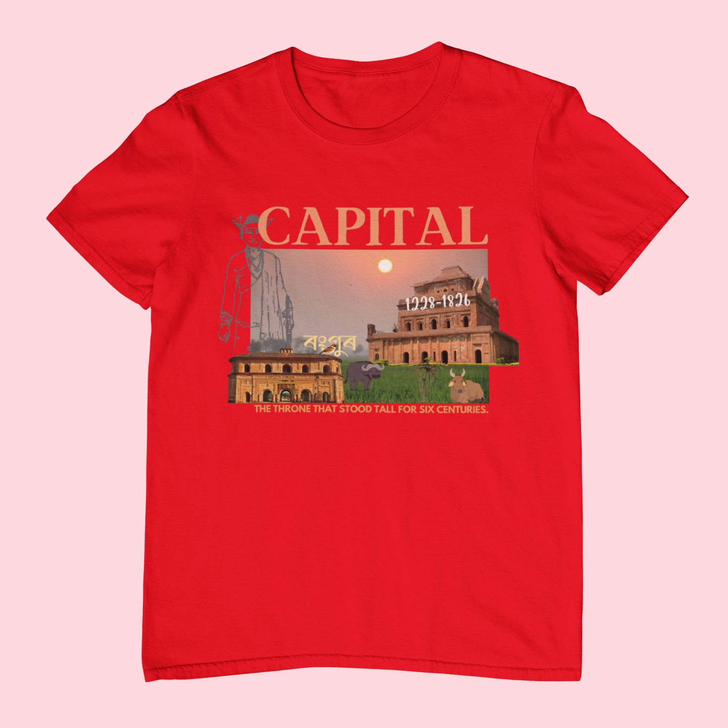 SIBSAGAR (Unisex TShirt 180GSM Biowash Premium Cotton)