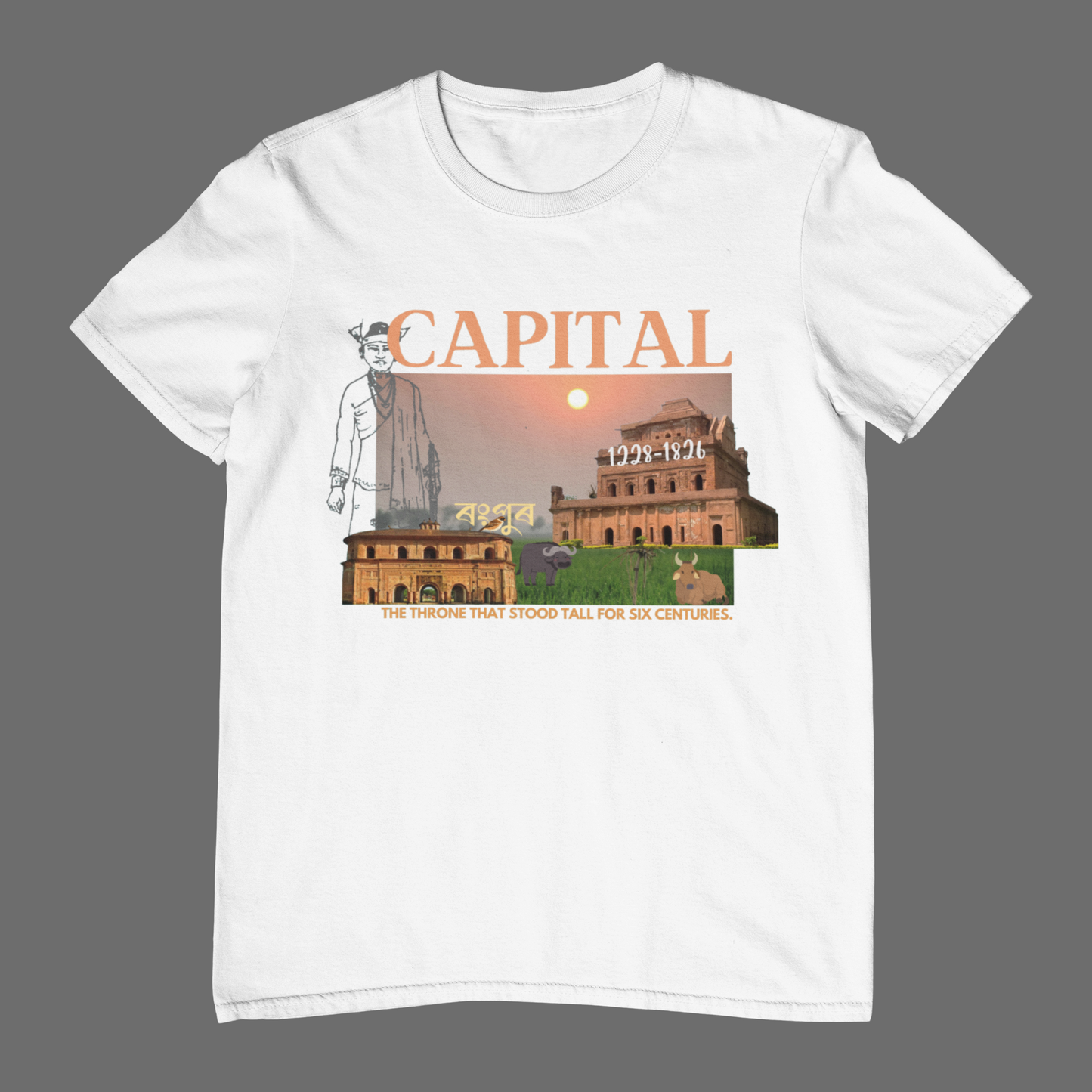 SIBSAGAR (Unisex TShirt 180GSM Biowash Premium Cotton)