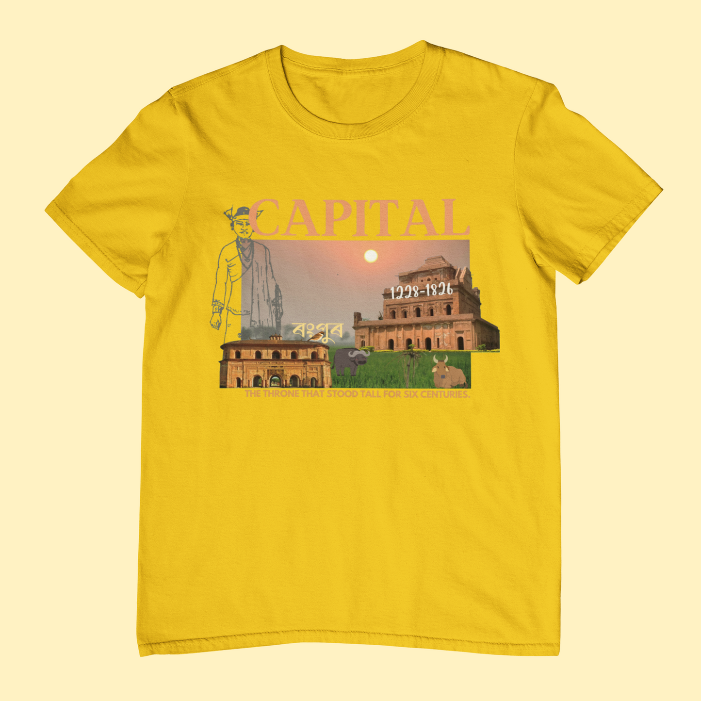 SIBSAGAR (Unisex TShirt 180GSM Biowash Premium Cotton)