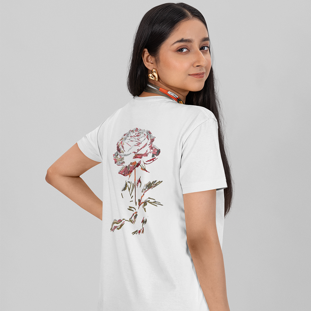 ROSE Oversized T-Shirt 240GSM Biowash
