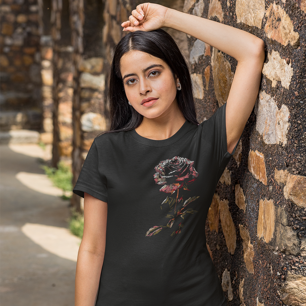 ROSE Regular T-Shirt 180GSM Biowash
