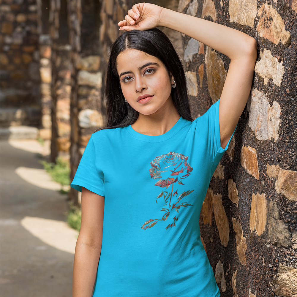 ROSE Regular T-Shirt 180GSM Biowash