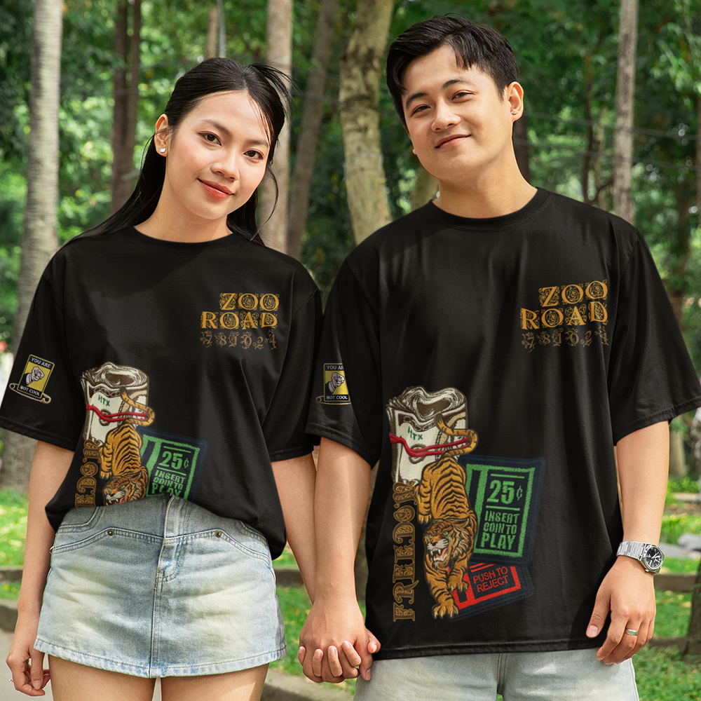 ZOO ROAD (Unisex OVERSIZED TShirt 250GSM TOP QUALITY Cotton)