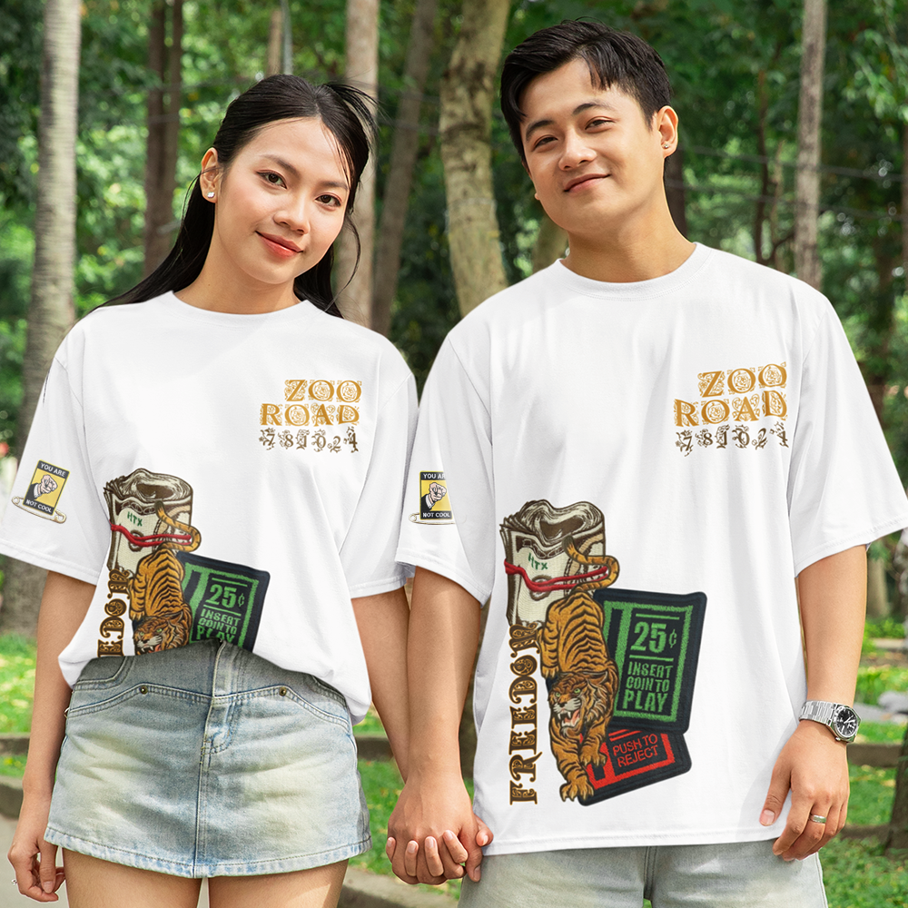 ZOO ROAD (Unisex OVERSIZED TShirt 250GSM TOP QUALITY Cotton)