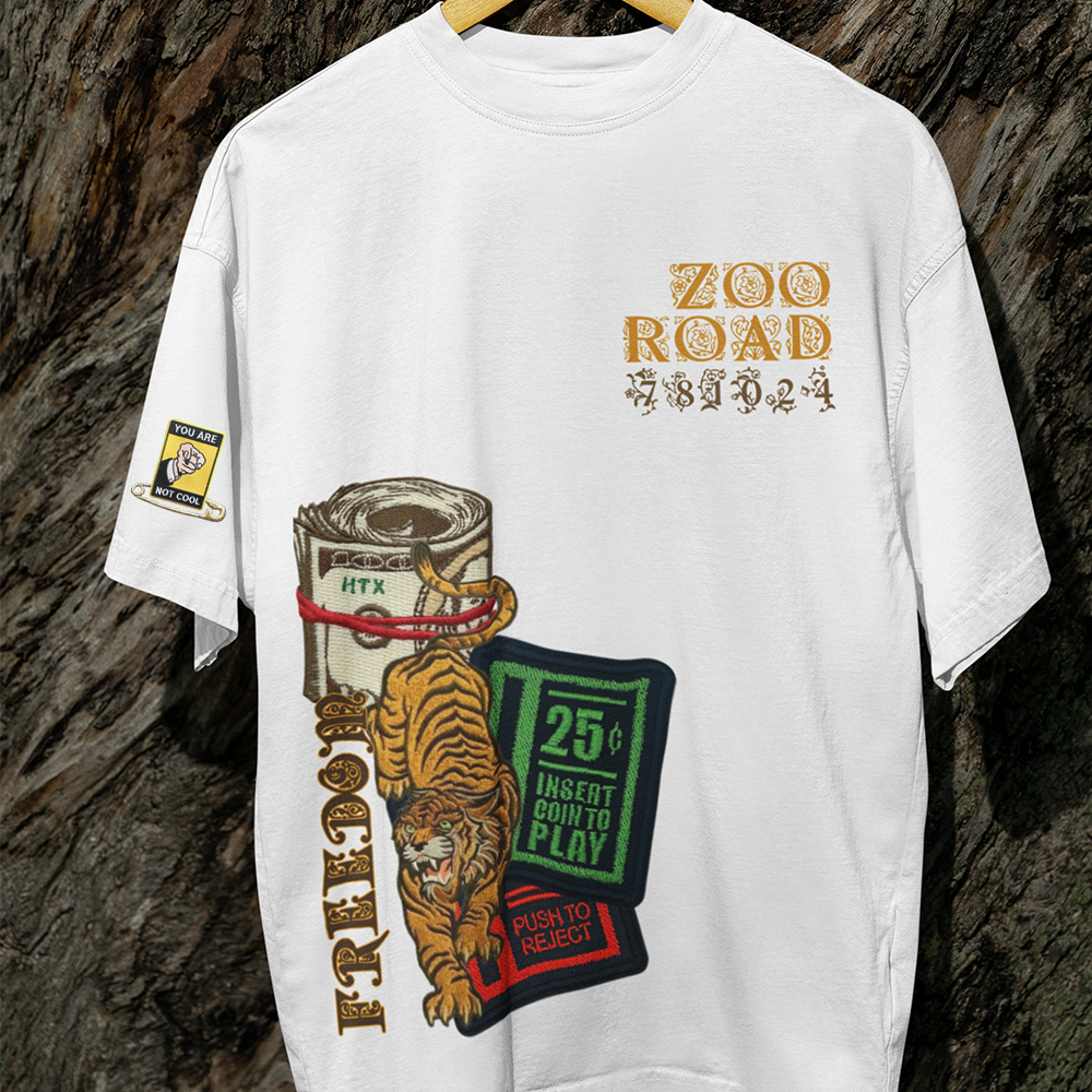 ZOO ROAD (Unisex OVERSIZED TShirt 250GSM TOP QUALITY Cotton)