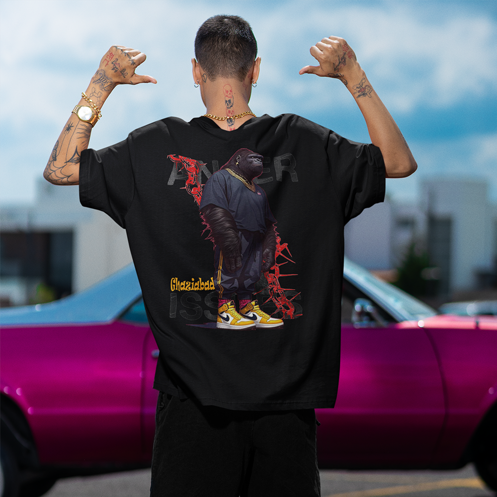 GHAZIABAD (Unisex OVERSIZED TShirt 240GSM Cotton)