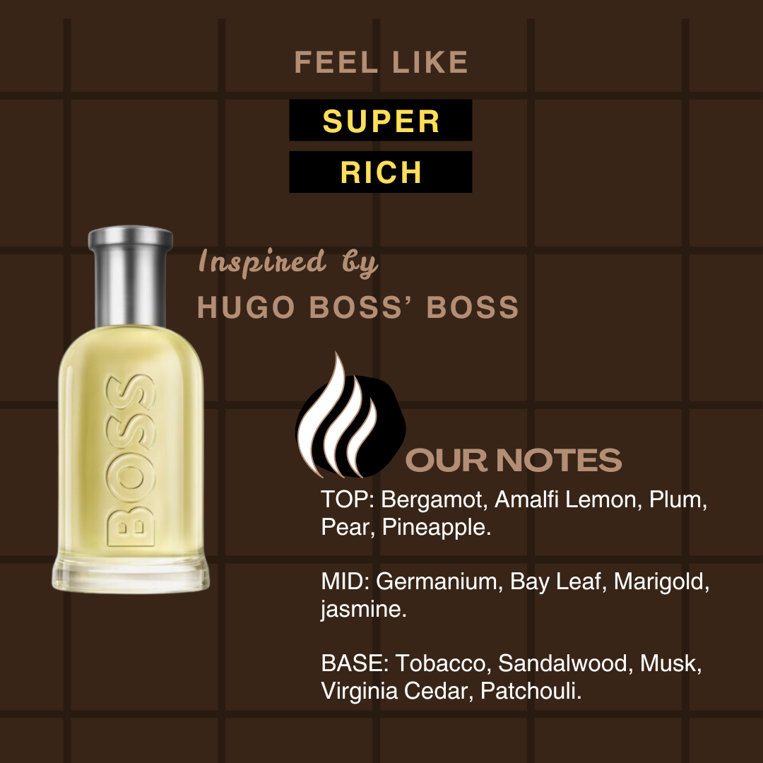 MANALI CIGAR (men) 50ml EDP+ Luxury Perfume (Inspired by HUGO BOSS' BOSS)