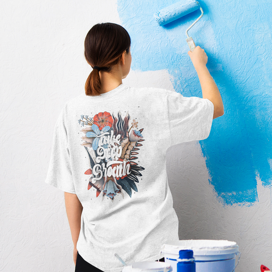 DEEP BREATH  Oversized T-Shirt  240GSM Biowash