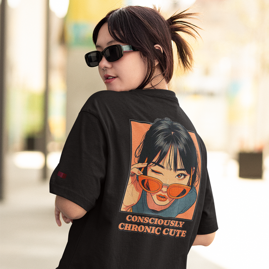 CHRONIC CUTE  Oversized T-Shirt  240GSM Biowash