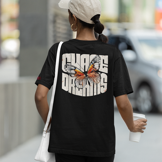 CHASE DREAMS  Oversized T-Shirt  240GSM Biowash