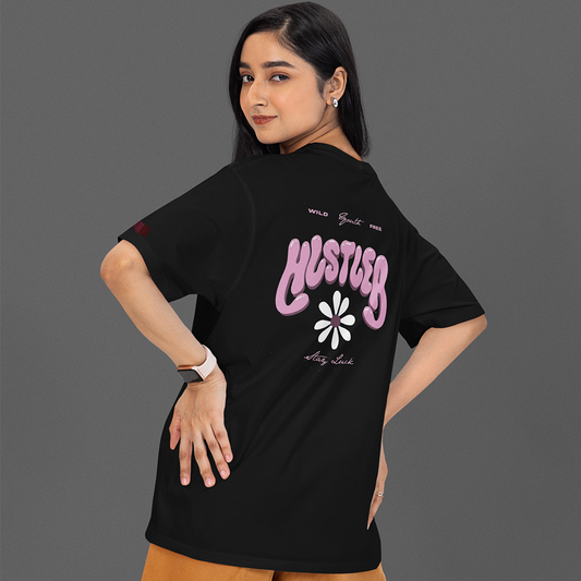 HUSTLER  Oversized T-Shirt  240GSM Biowash