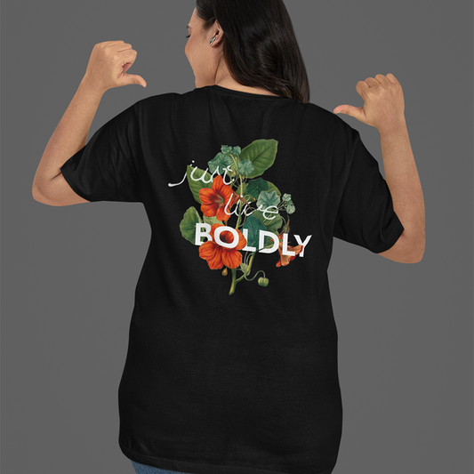 LIVE BOLDLY  Oversized T-Shirt  240GSM Biowash
