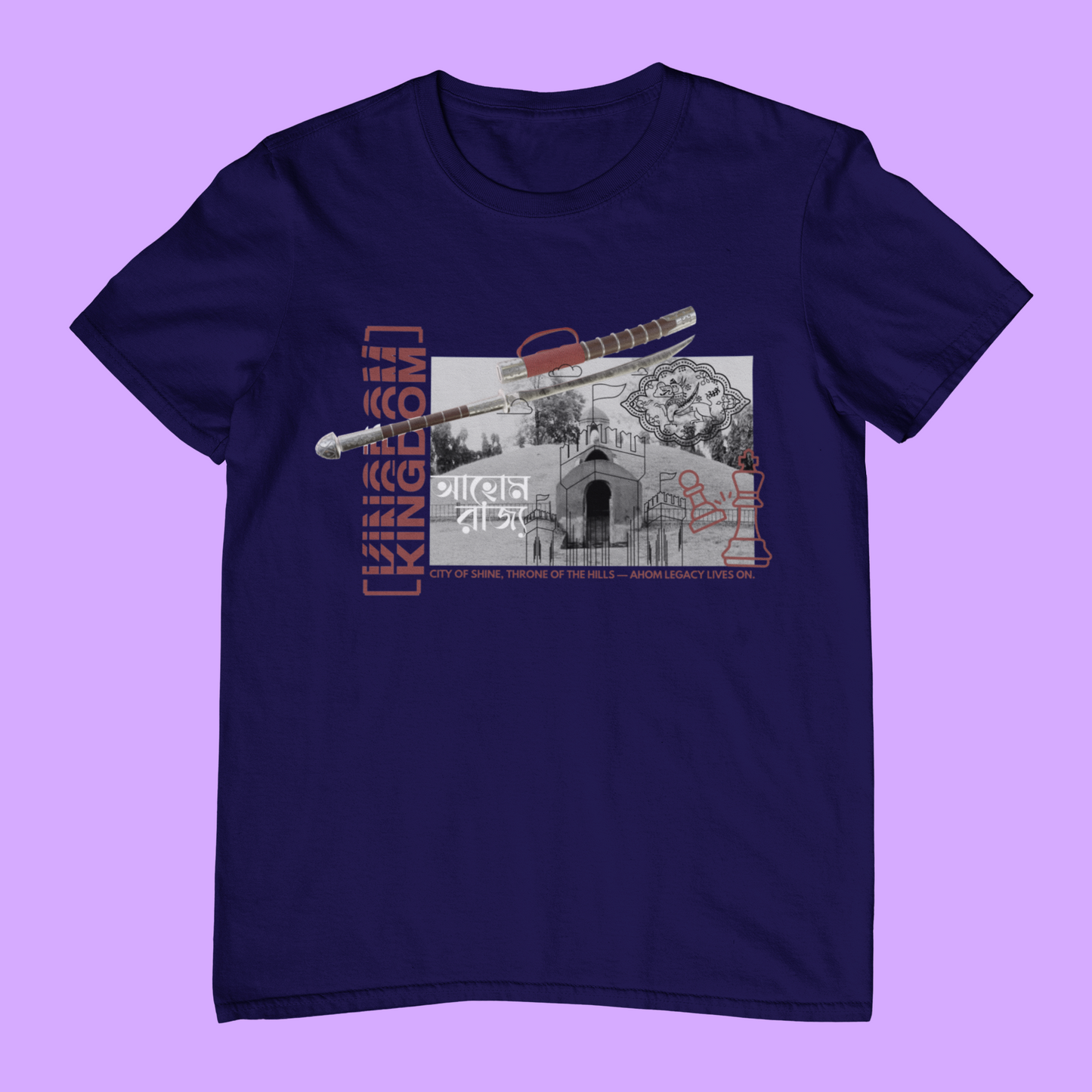 CHARAIDEO  (Unisex TShirt 180GSM Biowash Premium Cotton)