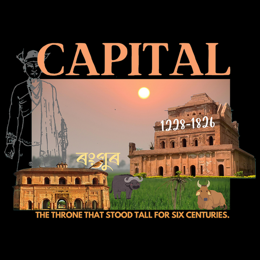 SIBSAGAR  (Unisex TShirt 180GSM Biowash Premium Cotton)