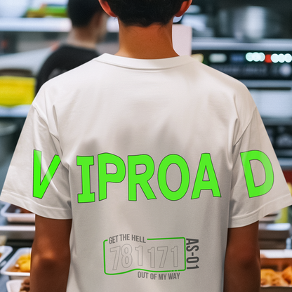 VIP ROAD  (Unisex OVERSIZED TShirt 250GSM TOP QUALITY Cotton)
