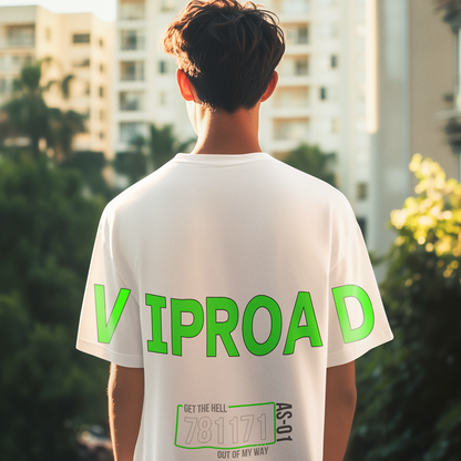 VIP ROAD  (Unisex OVERSIZED TShirt 250GSM TOP QUALITY Cotton)