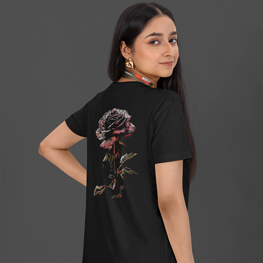 ROSE  Oversized T-Shirt  240GSM Biowash