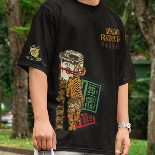 ZOO ROAD  (Unisex OVERSIZED TShirt 250GSM TOP QUALITY Cotton)