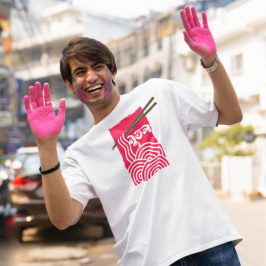 NOODLE নুডল  (Unisex TShirt 180 GSM Biowash Cotton)